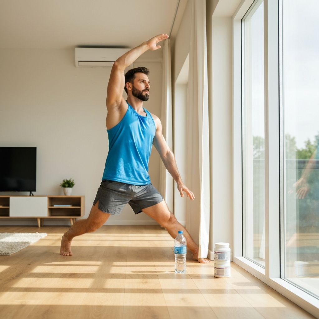 Men's everyday lifestyle routine